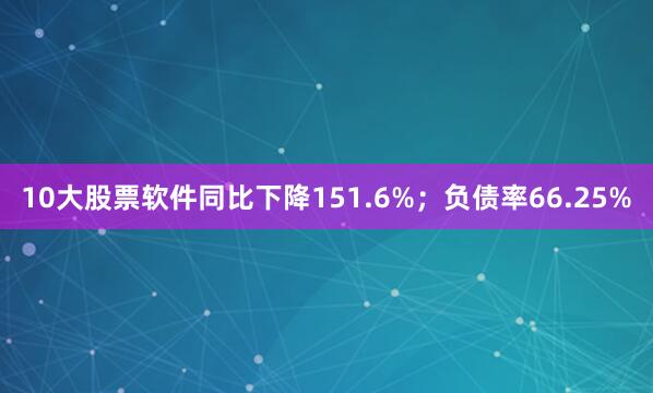 10大股票软件同比下降151.6%;负债率66.25%