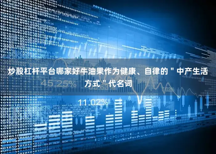 炒股杠杆平台哪家好牛油果作为健康、自律的＂中产生活方式＂代名词